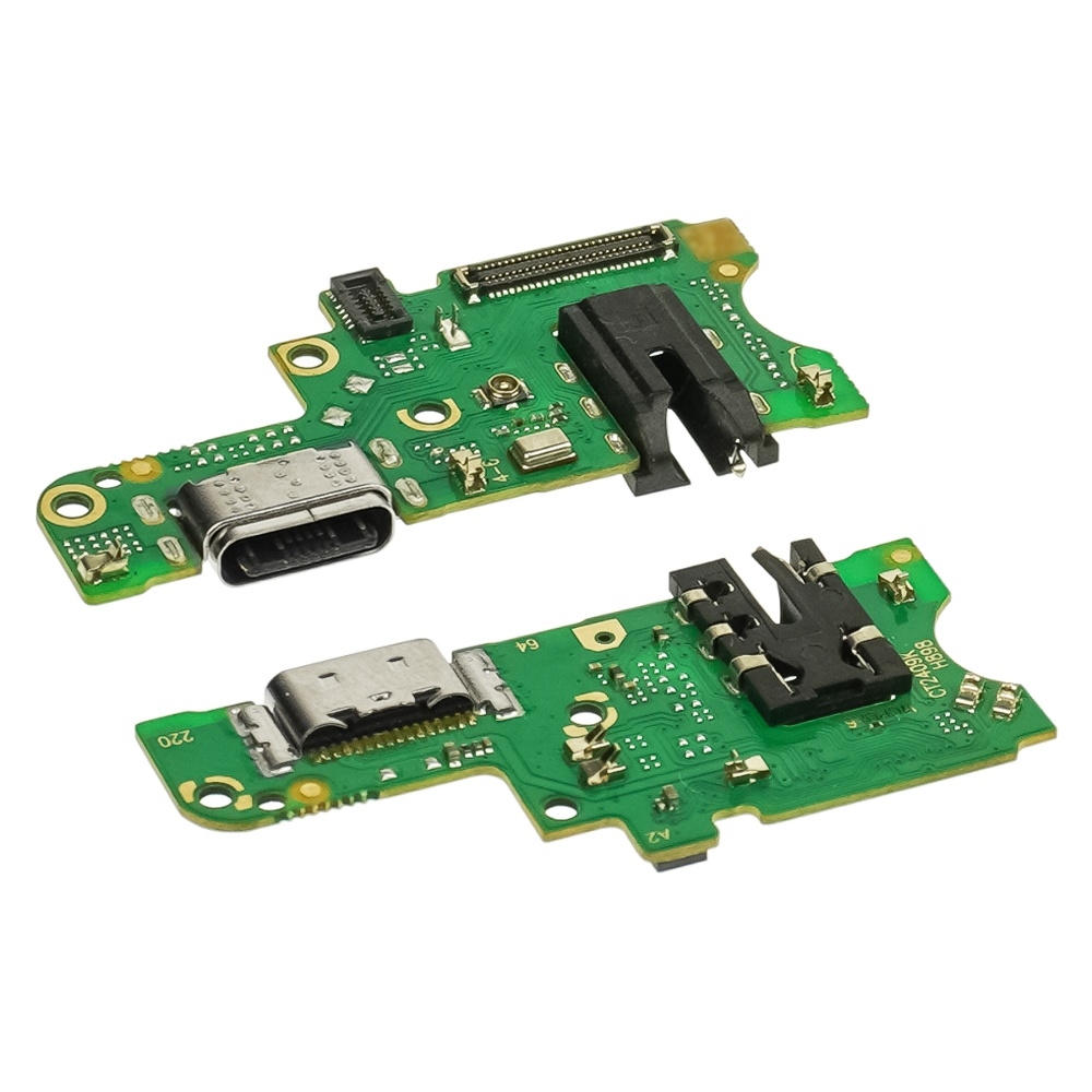 Плата зарядки Tecno Pova 6, LI7, шлейф коннектора зарядки, с микрофоном, High Copy