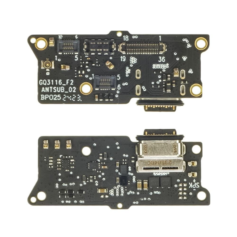 Плата зарядки Ulefone Armor 24, шлейф коннектора зарядки, с микрофоном, High Copy