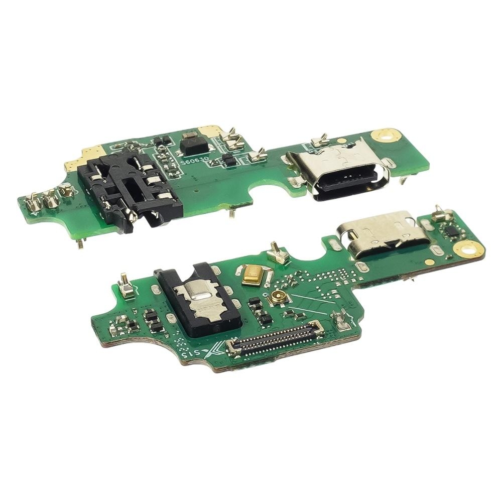 Плата зарядки ZTE Blade V50 Design, шлейф коннектора зарядки, с микрофоном, High Copy