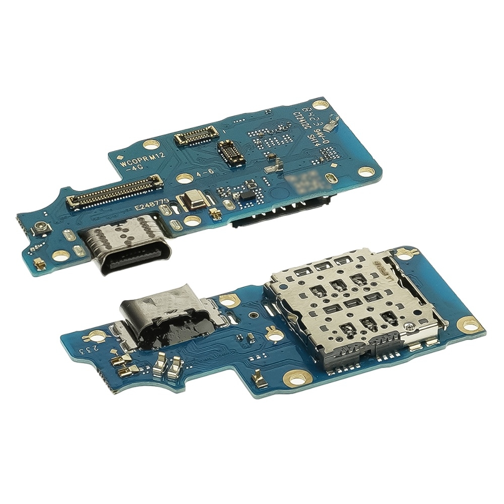 Плата зарядки Realme 12 (4G), шлейф коннектора зарядки, с микрофоном, High Copy