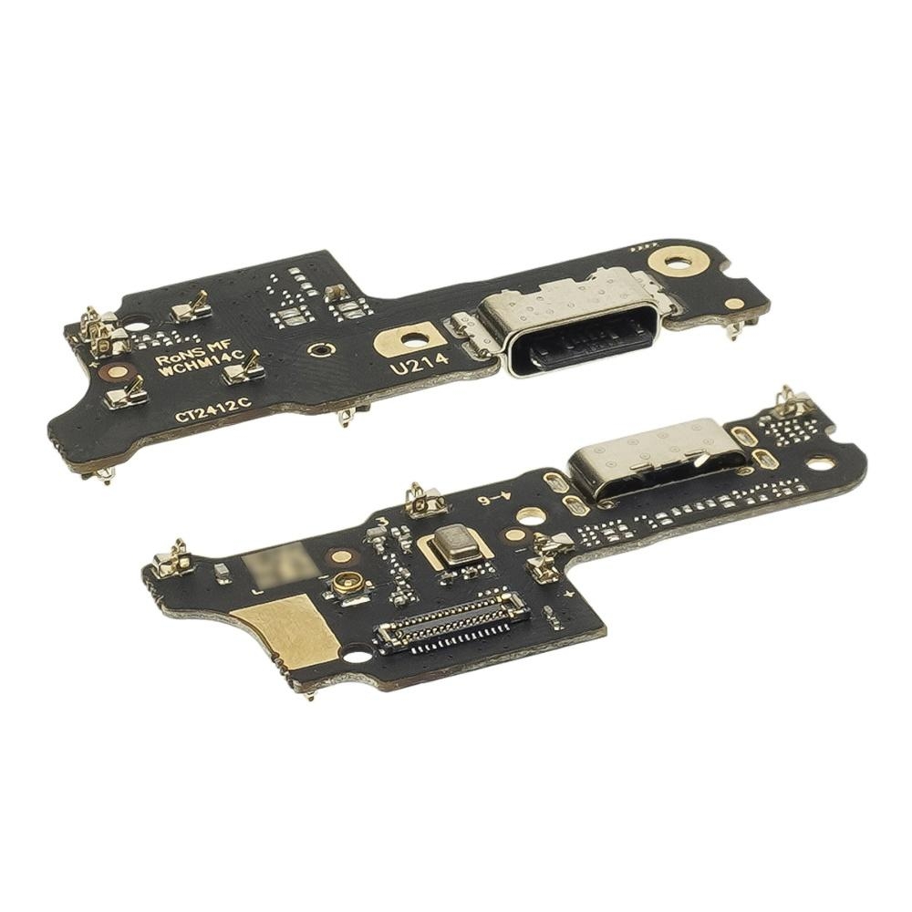 Плата зарядки Xiaomi Redmi 14C, шлейф коннектора зарядки, с микрофоном, High Copy