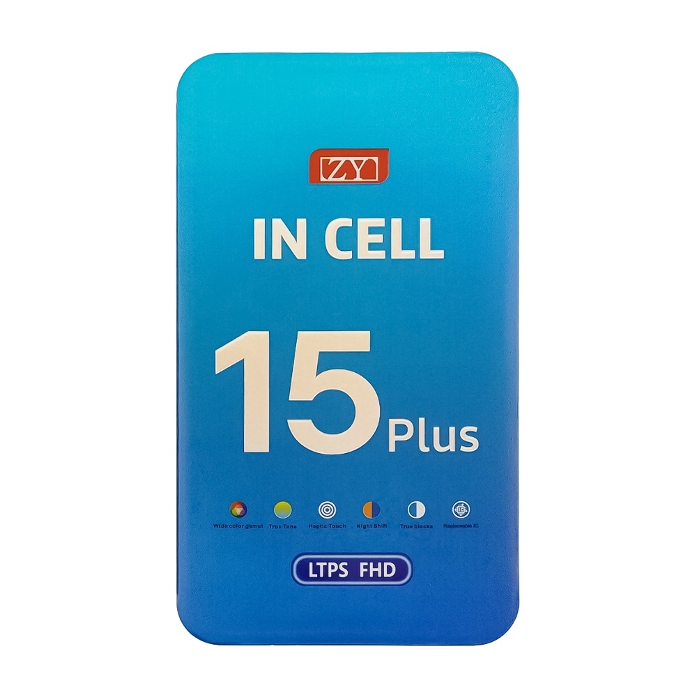 Дисплей Apple iPhone 15 Plus, чорний | з тачскріном | High Copy, ZY-IN CELL | дисплейный модуль, экран