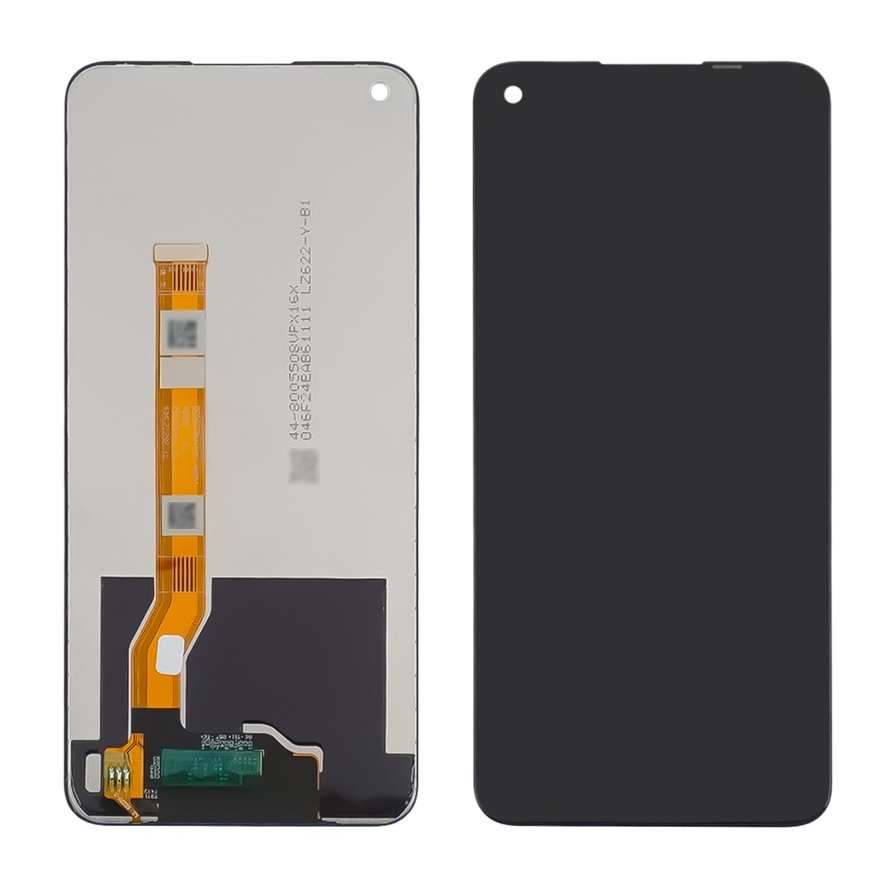 Дисплей Realme 8i, RMX3151, 9i, RMX3491, 9 Pro, RMX3471, RMX3472, Narzo 50, RMX3286, чорний | з тачскріном | Original (PRC), Service Pack | дисплейный модуль, экран