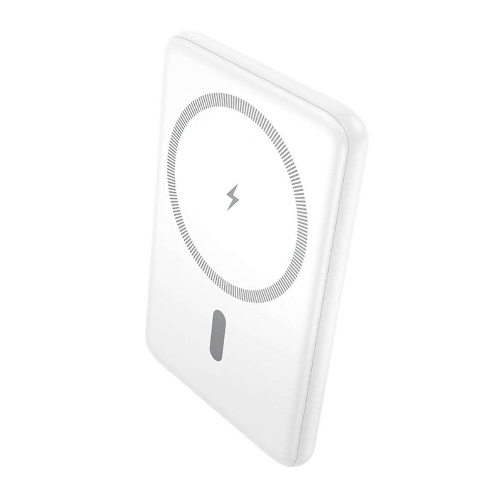 Power bank Hoco J140A 5000mAh PD 20W магнитный с функцией беспроводной зарядки white