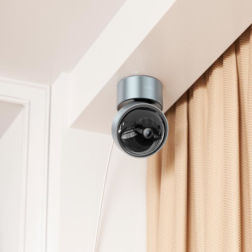 IP-камера видеонаблюдения Hoco D5 PTZ HD silvery gray