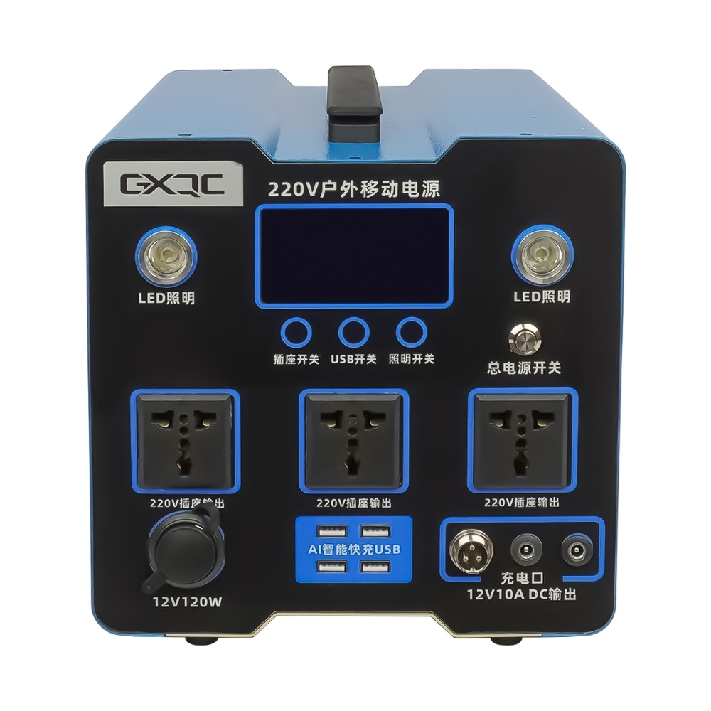 Зарядная станиция GXQC LQ-SW1500WX 3000/1500W 1460Wh LiFePO4 220V чистый синус
