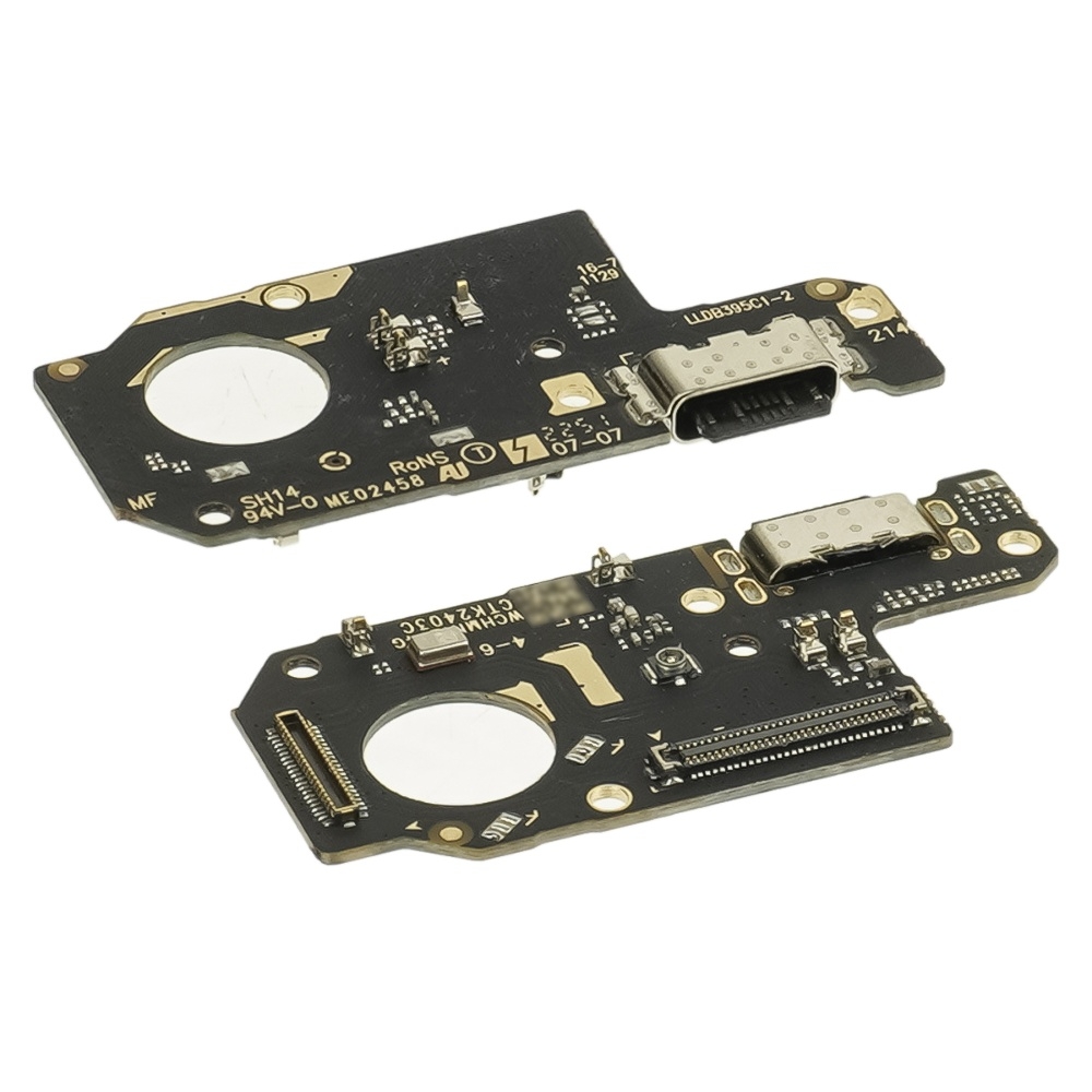 Плата зарядки Xiaomi Redmi Note 12 4G, шлейф коннектора зарядки, с микрофоном, High Copy