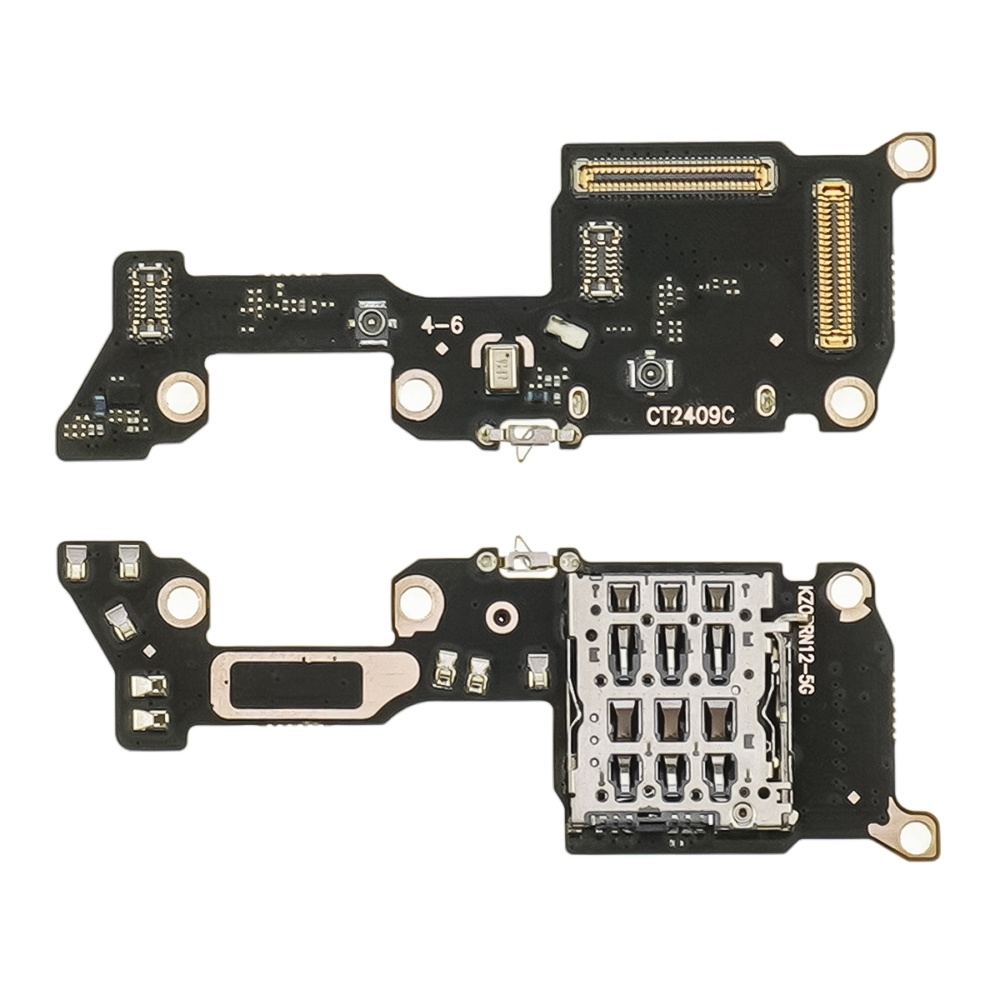 Плата зарядки Oppo Reno 12, с микрофоном