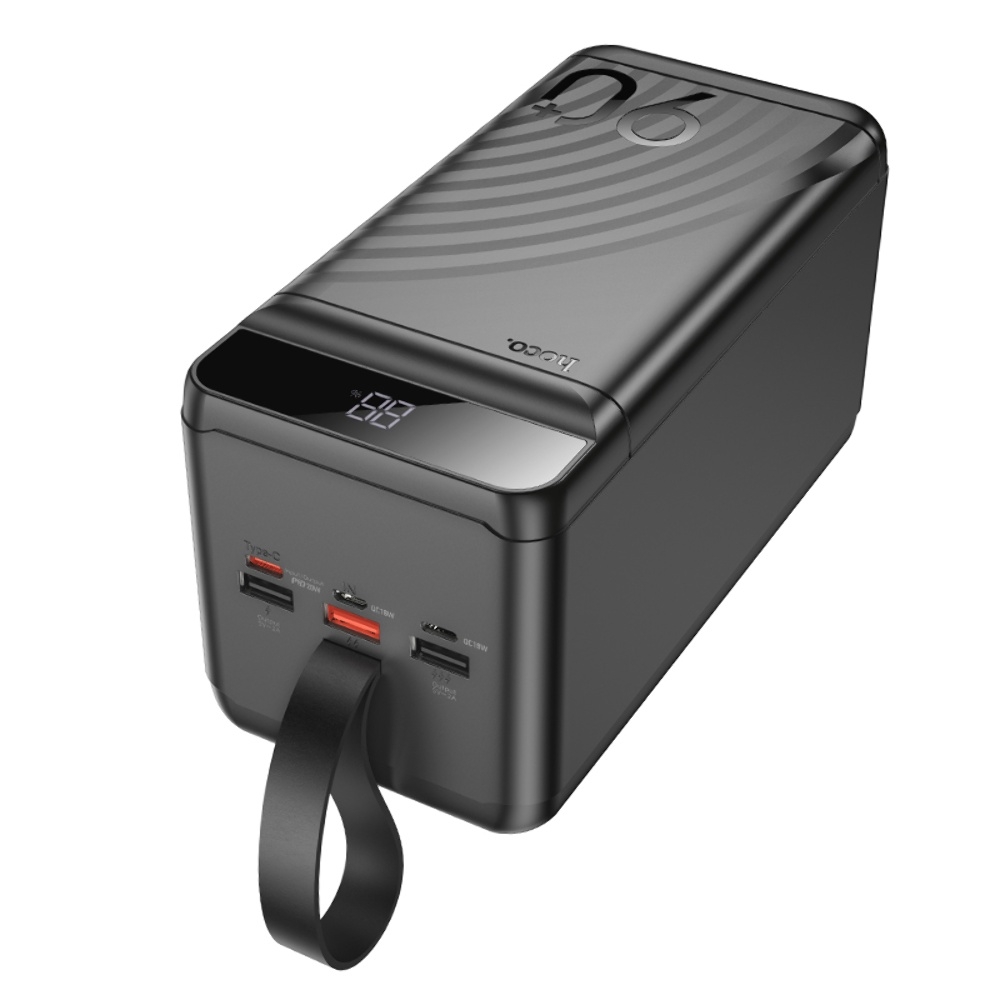 Power bank Hoco J123D 90000mAh 22.5W PD 20W с дисплеем black