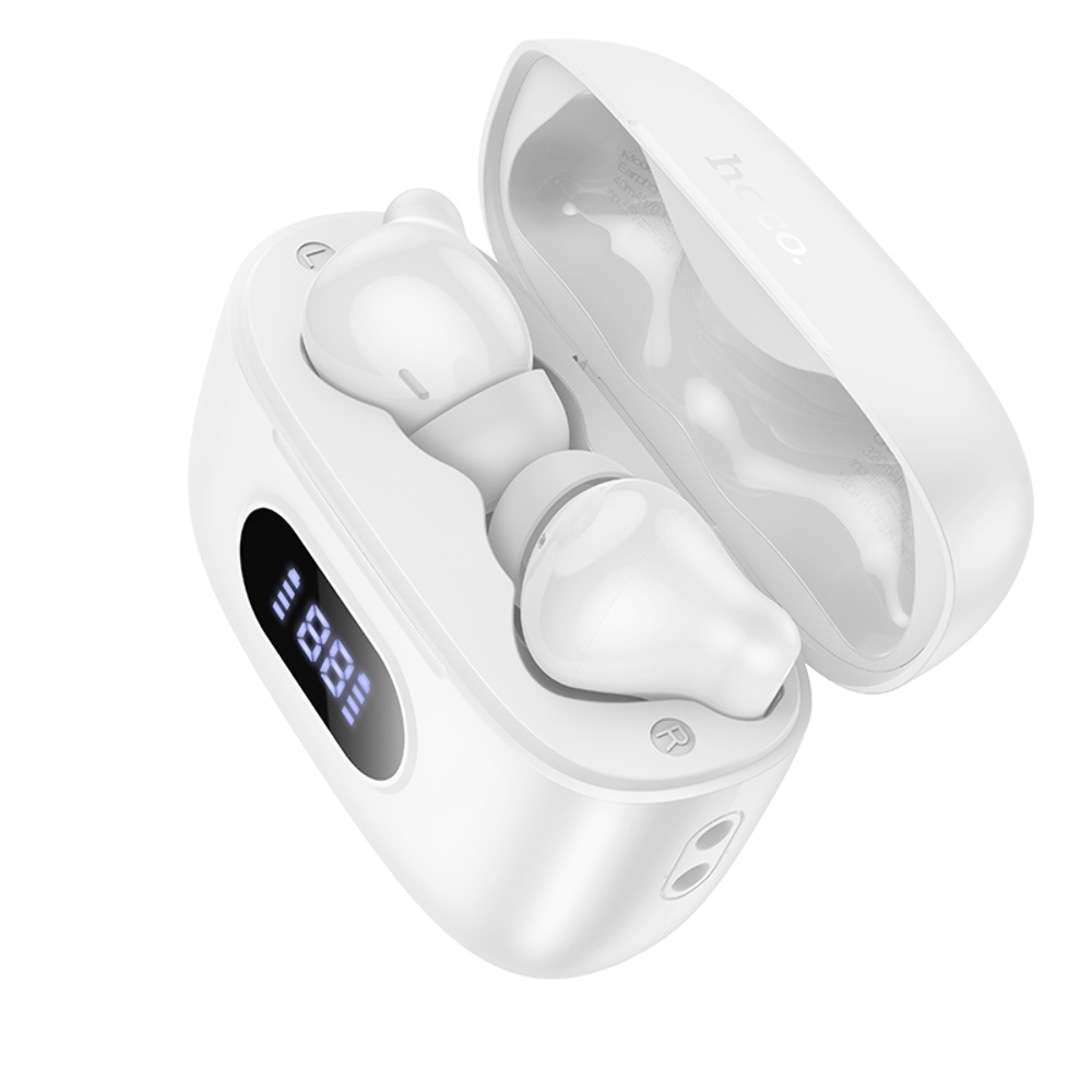 Беспроводные TWS наушники Hoco EQ2 Plus вакуумные white
