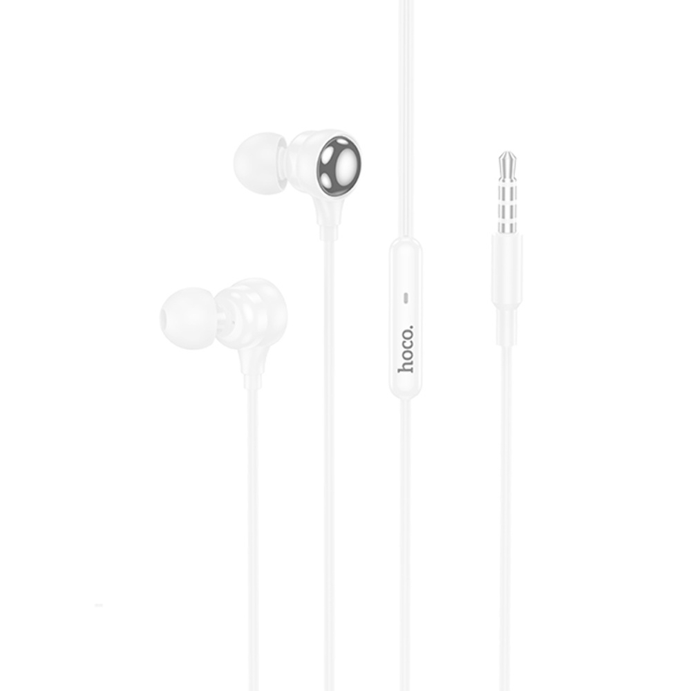 Наушники вакуумные Hoco M116 с микрофоном white