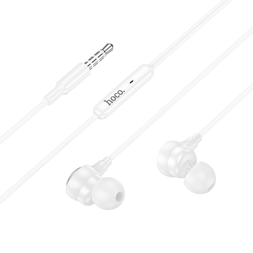 Наушники вакуумные Hoco M116 с микрофоном white
