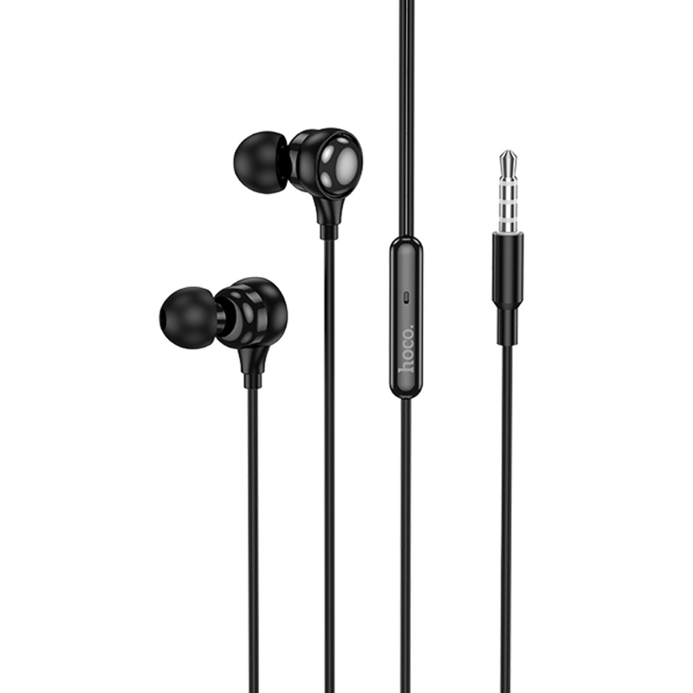 Наушники вакуумные Hoco M116 с микрофоном black