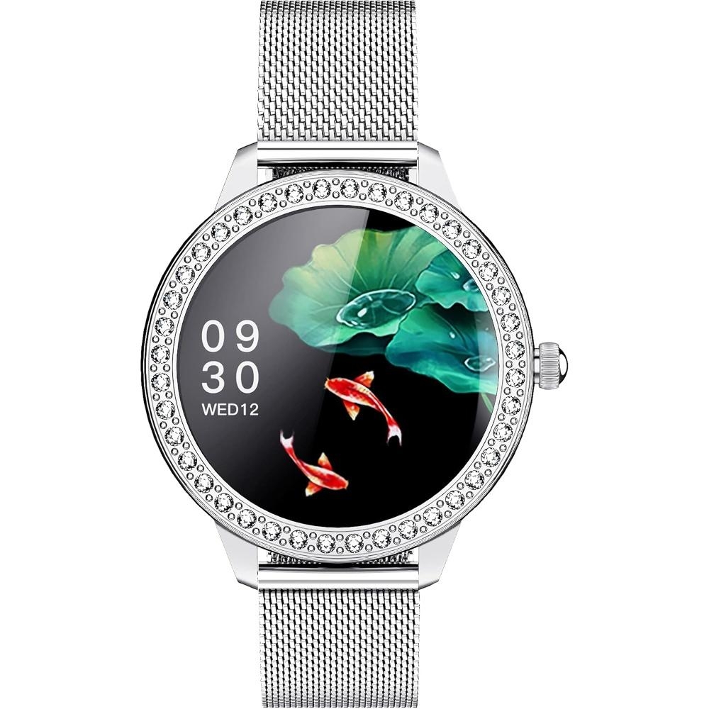 Смарт часы SN91 серебристые