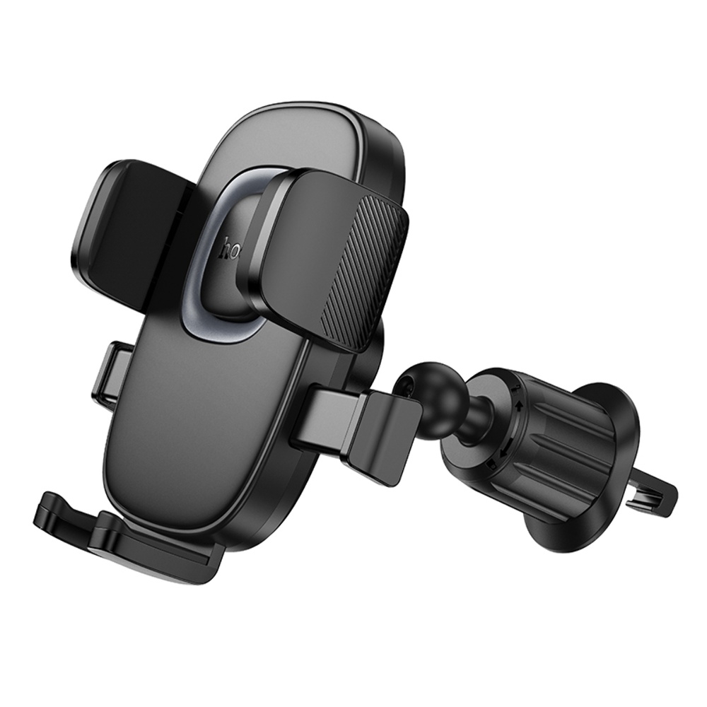 Автодержатель Hoco H75 black metal gray