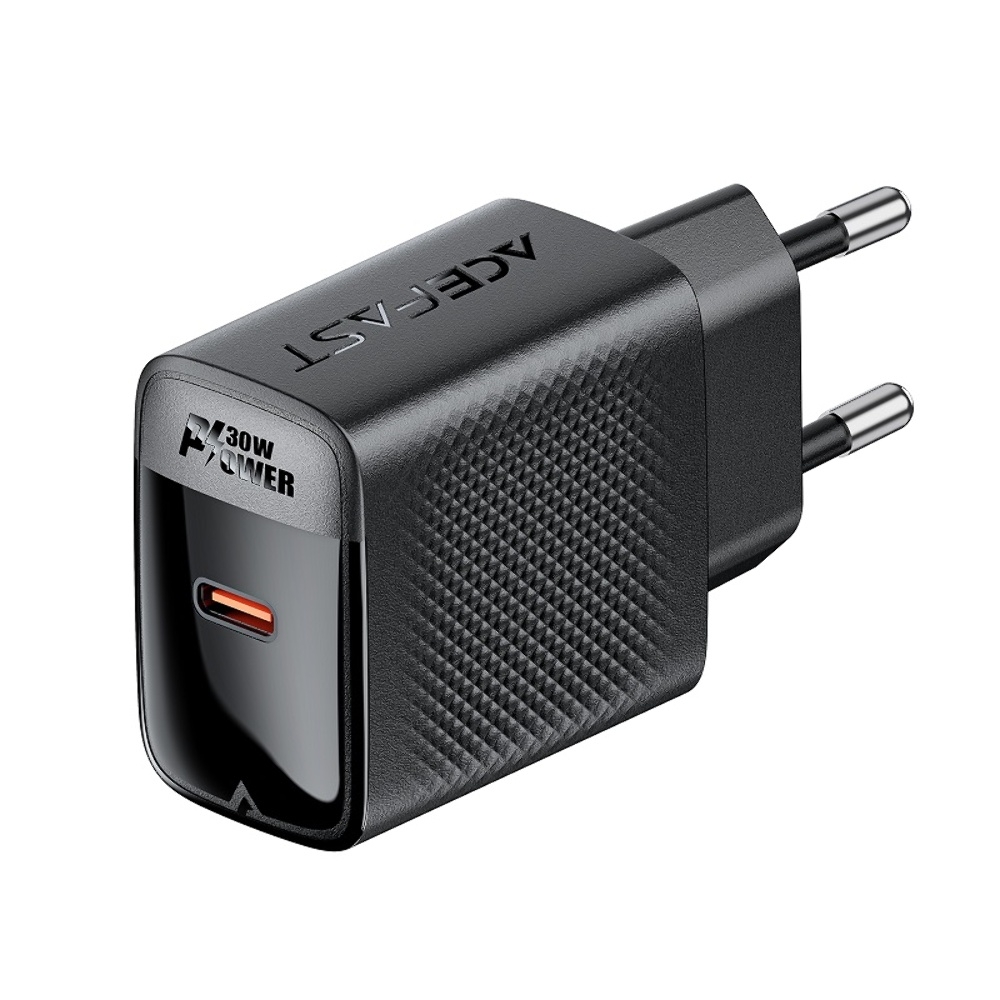Сетевое зарядное устройство Acefast A102 Type-C PD30W черное
