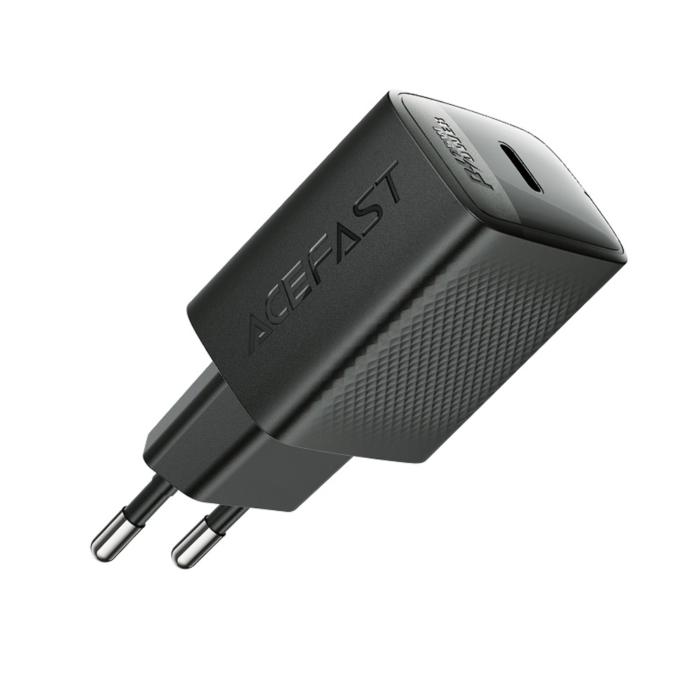 Сетевое зарядное устройство Acefast A104 Type-C PD25W черное