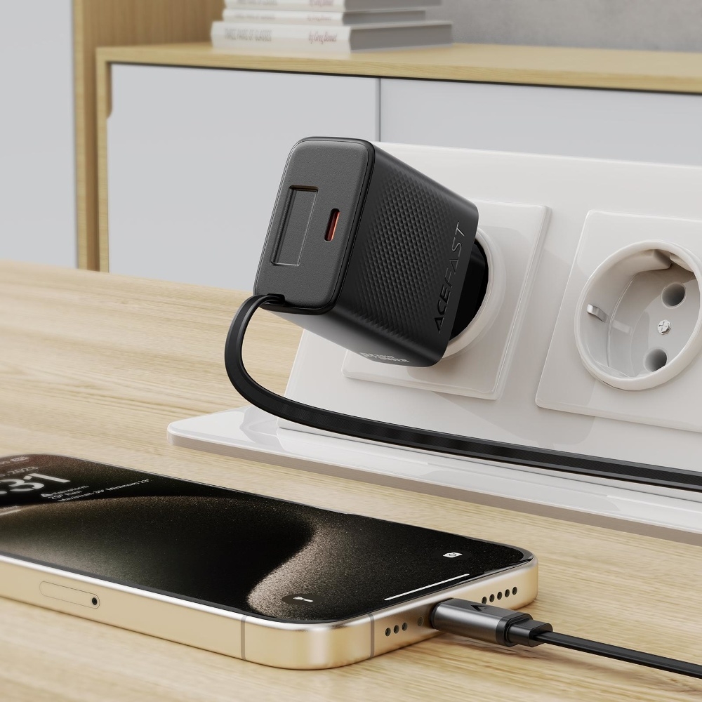 Сетевое зарядное устройство Acefast A110 2Type-C PD30W черное