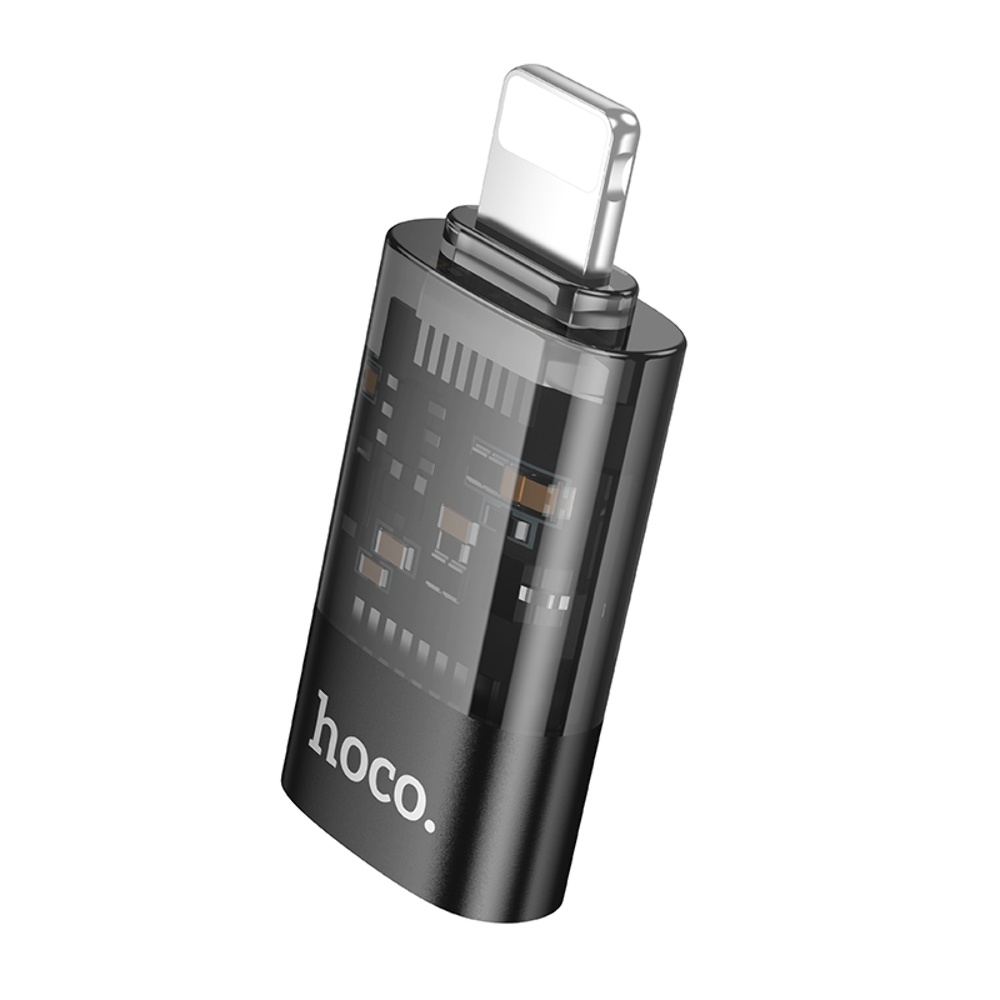 Адаптер переходник Hoco UA36A Lightning to Type-C black