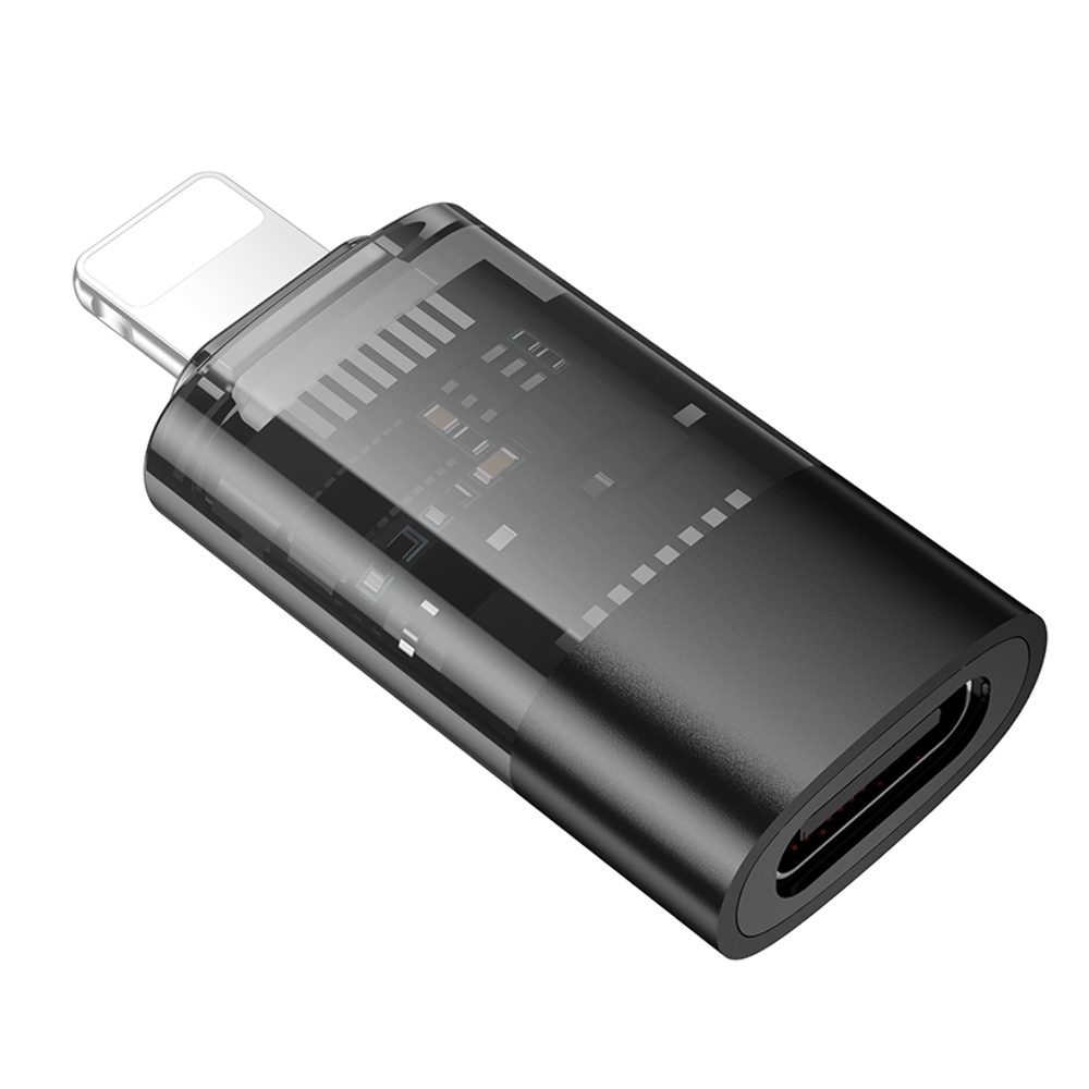 Адаптер переходник Hoco UA36A Lightning to Type-C black