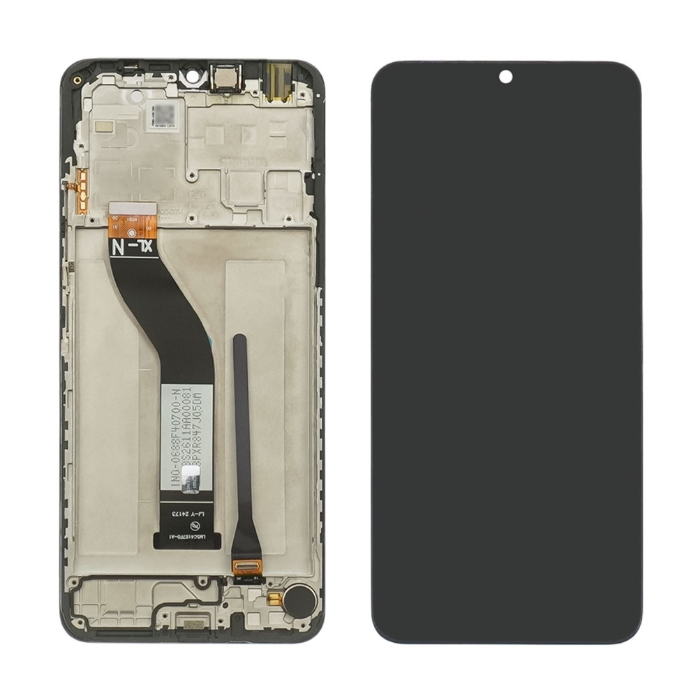 Дисплей Xiaomi Redmi 14C, 2409BRN2CA, 2409BRN2CG, 2409BRN2CY, 2411DRN47C, чорний | з тачскріном | в передній панелі | Original, Service Pack | дисплейный модуль, экран