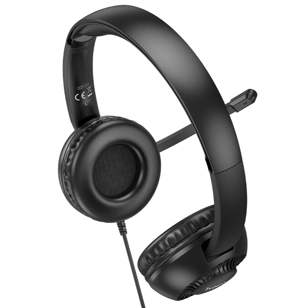 Наушники накладные Hoco W112 2 Jack 3.5с микрофоном black