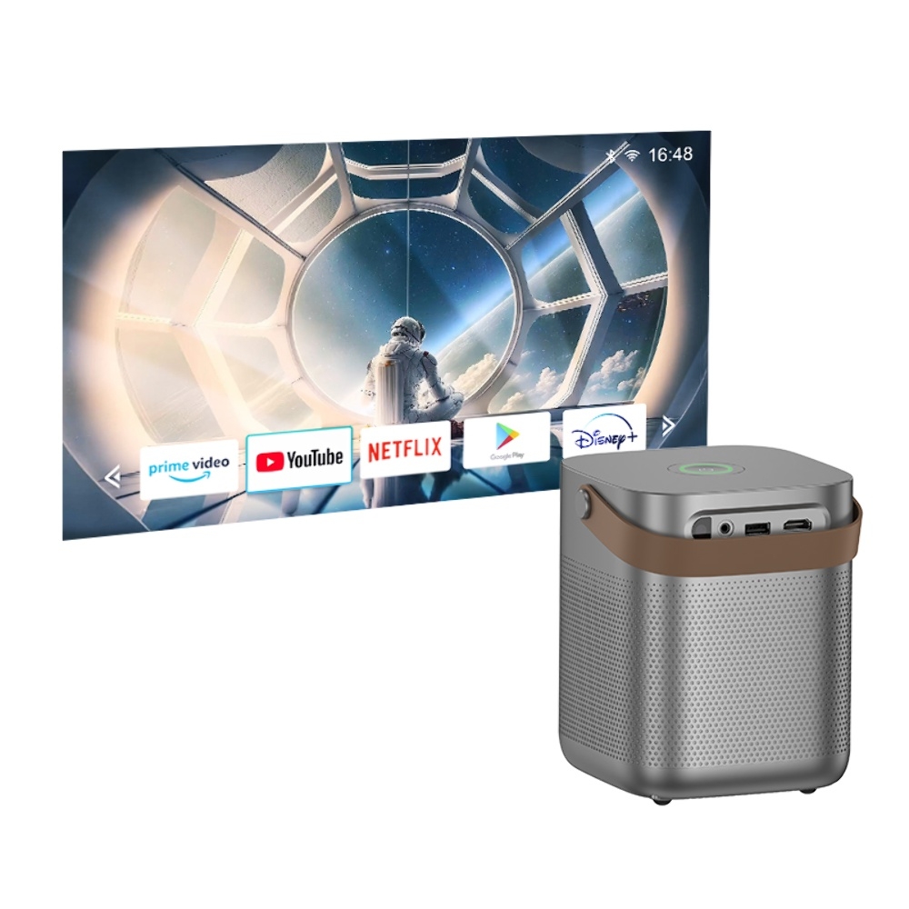 Проектор Hoco DT4 версия Android 720P metal grey