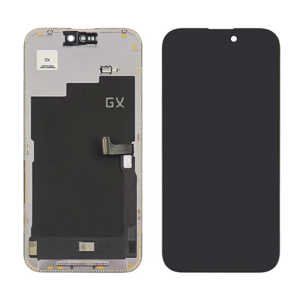 Дисплей для Apple iPhone 15 Pro Max с чёрным тачскрином GX-AMOLED