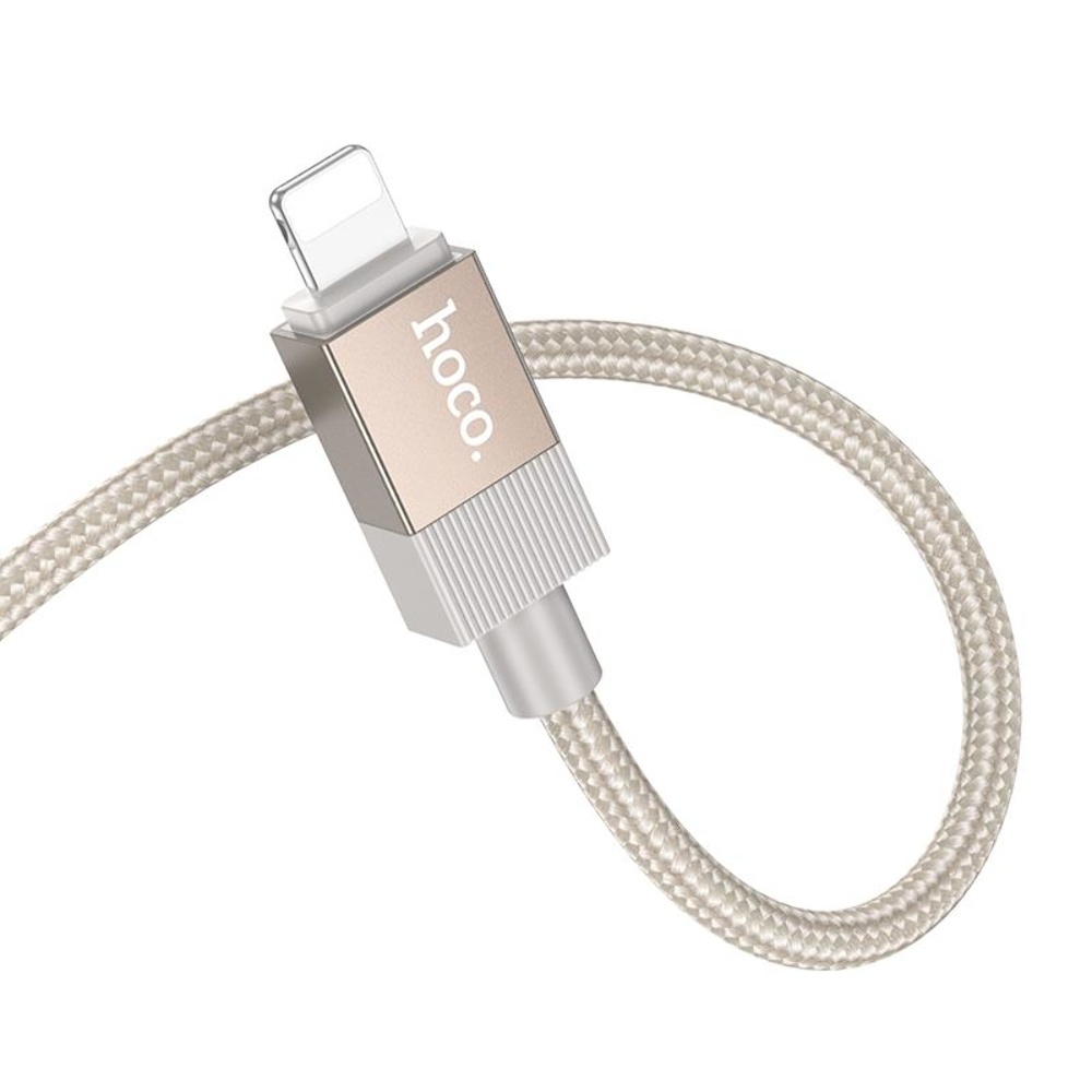 Кабель Hoco UPA32A Lightning to Jack 3.5 1m gold