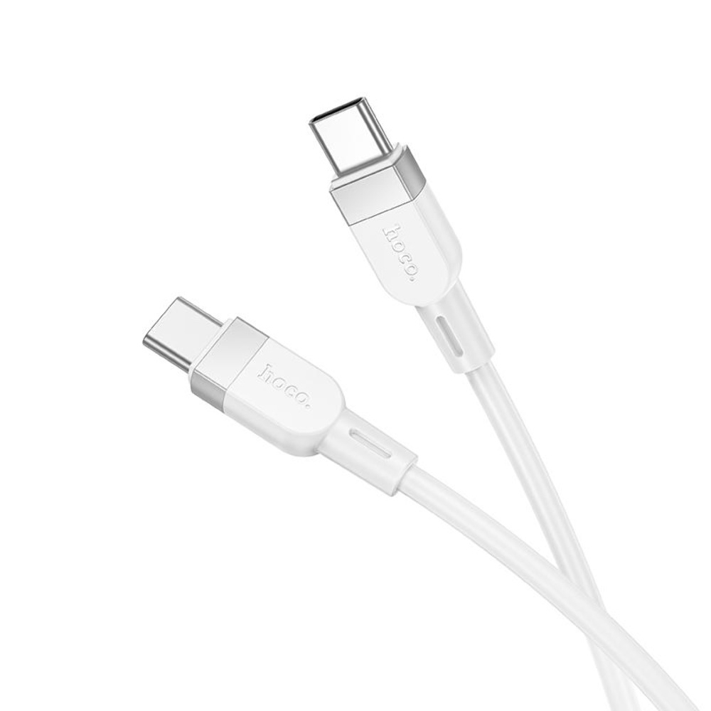 Кабель Hoco X109 Type-C to Type-C PD 60W 1m white