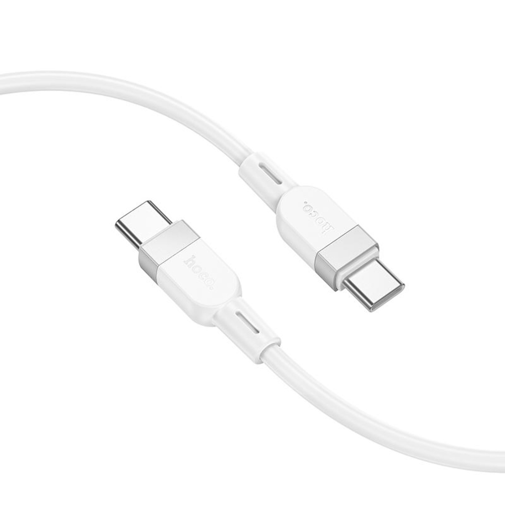 Кабель Hoco X109 Type-C to Type-C PD 60W 1m white