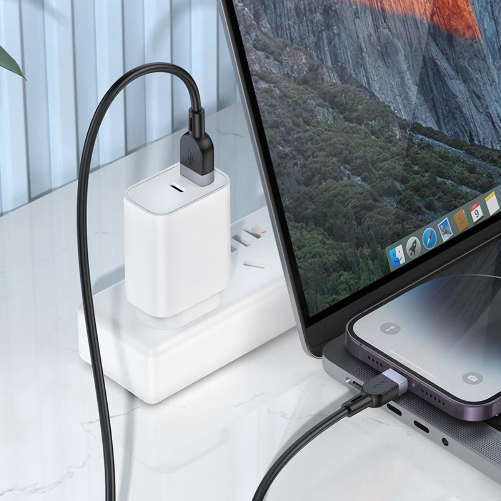 Кабель Hoco X109 USB to Lightning 2m black