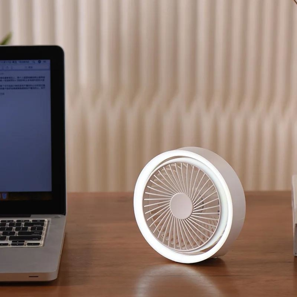 Настольный беспроводной вентилятор GXQC N601 White