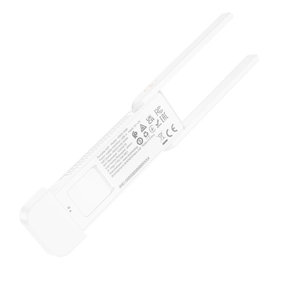 Портативный USB модем Wi-Fi Hoco HI40 white