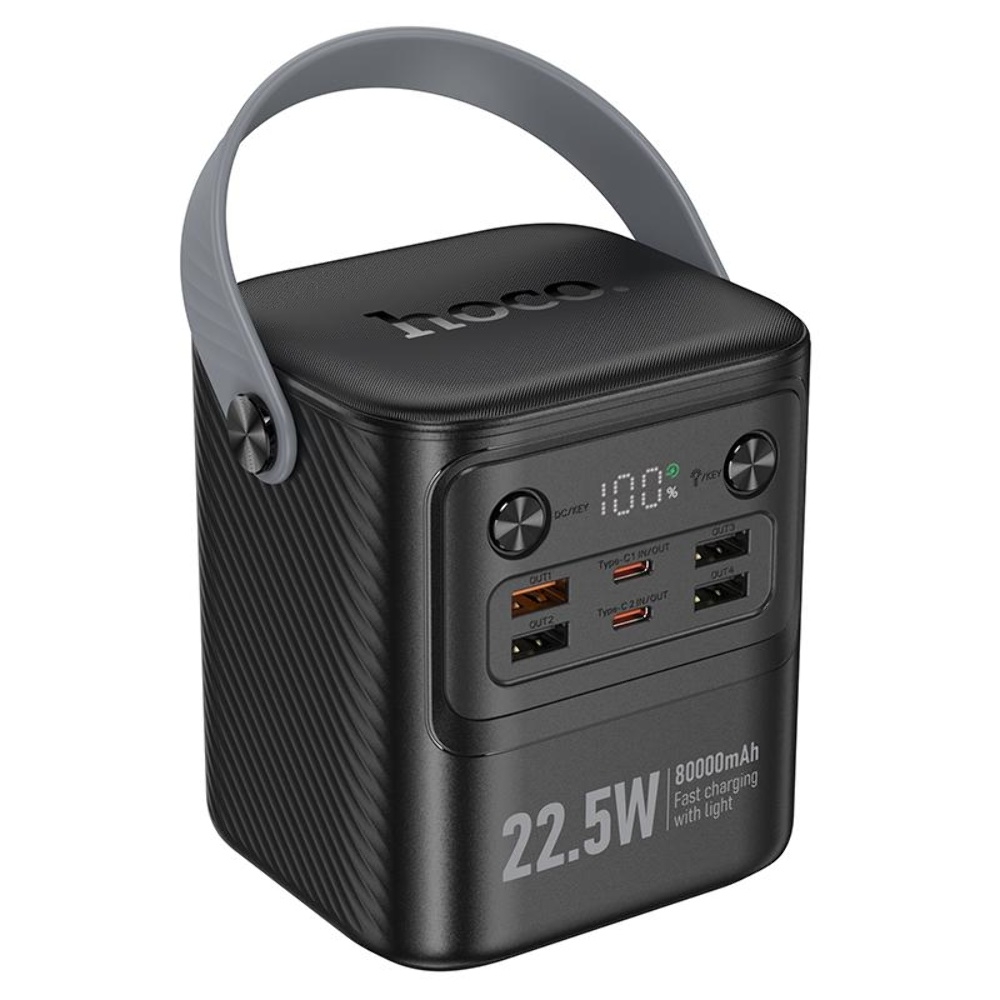 Power bank Hoco J152 80000mAh 22.5W/ PD 20W black