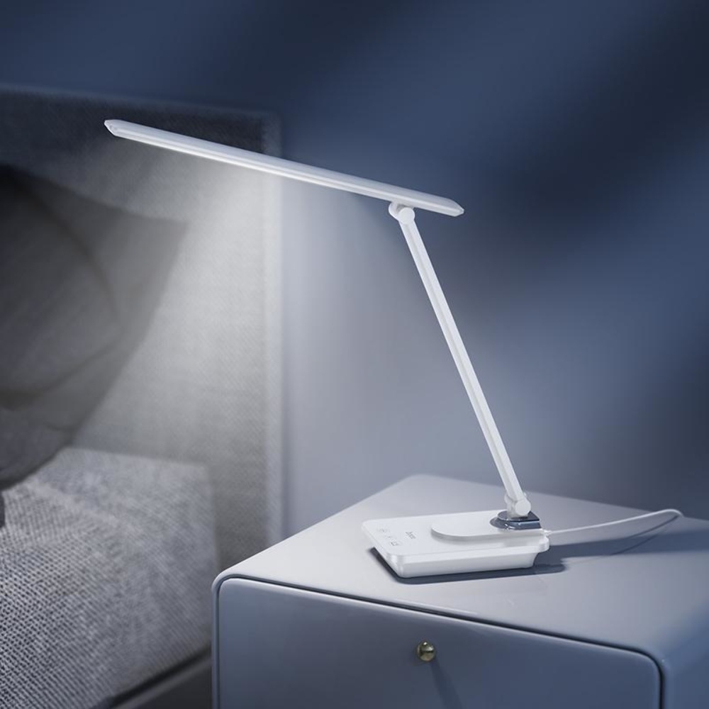 Настольная USB LED лампа Hoco HX12 white