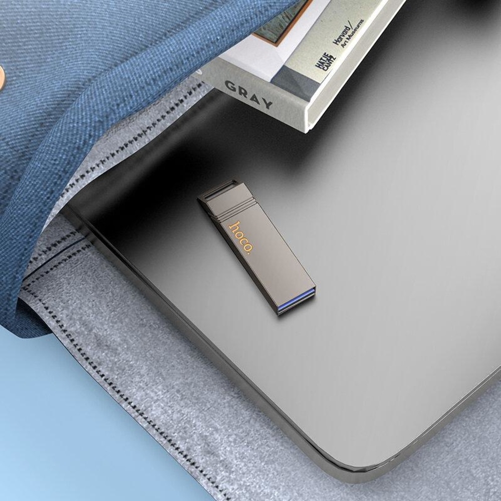 USB накопитель Hoco UD13 128GB Wise Type-C/ USB3.2 metal gray