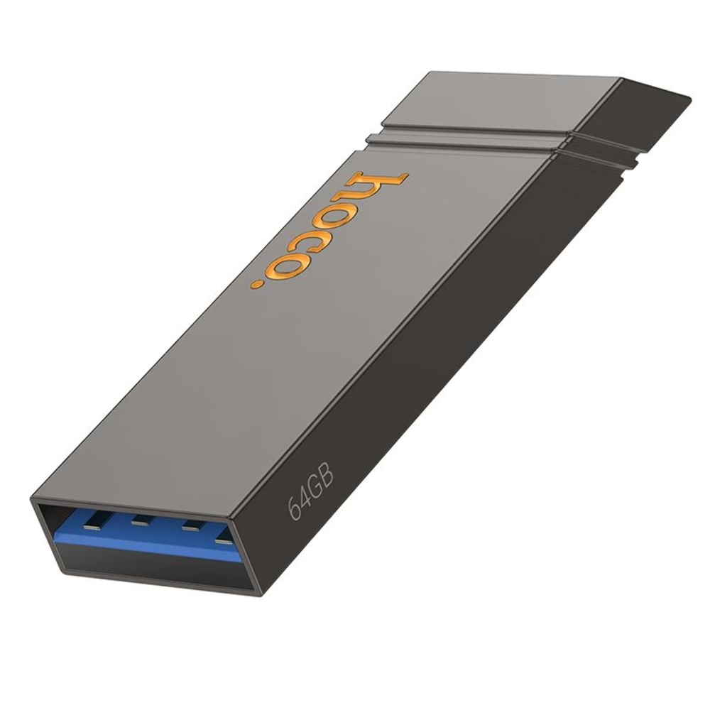 USB накопитель Hoco UD13 64GB Wise Type-C/ USB3.2 metal gray