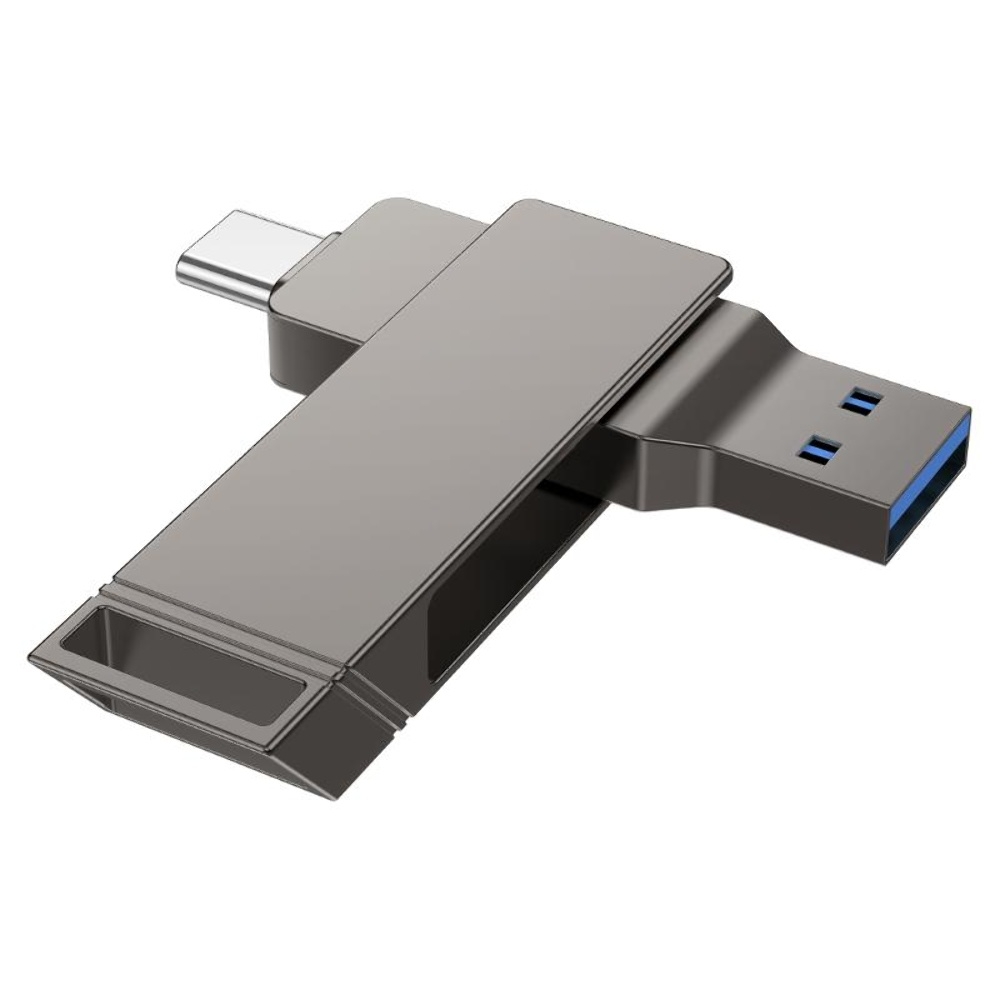 USB накопитель Hoco UD15 256GB Wise Type-C/ USB3.2 metal gray