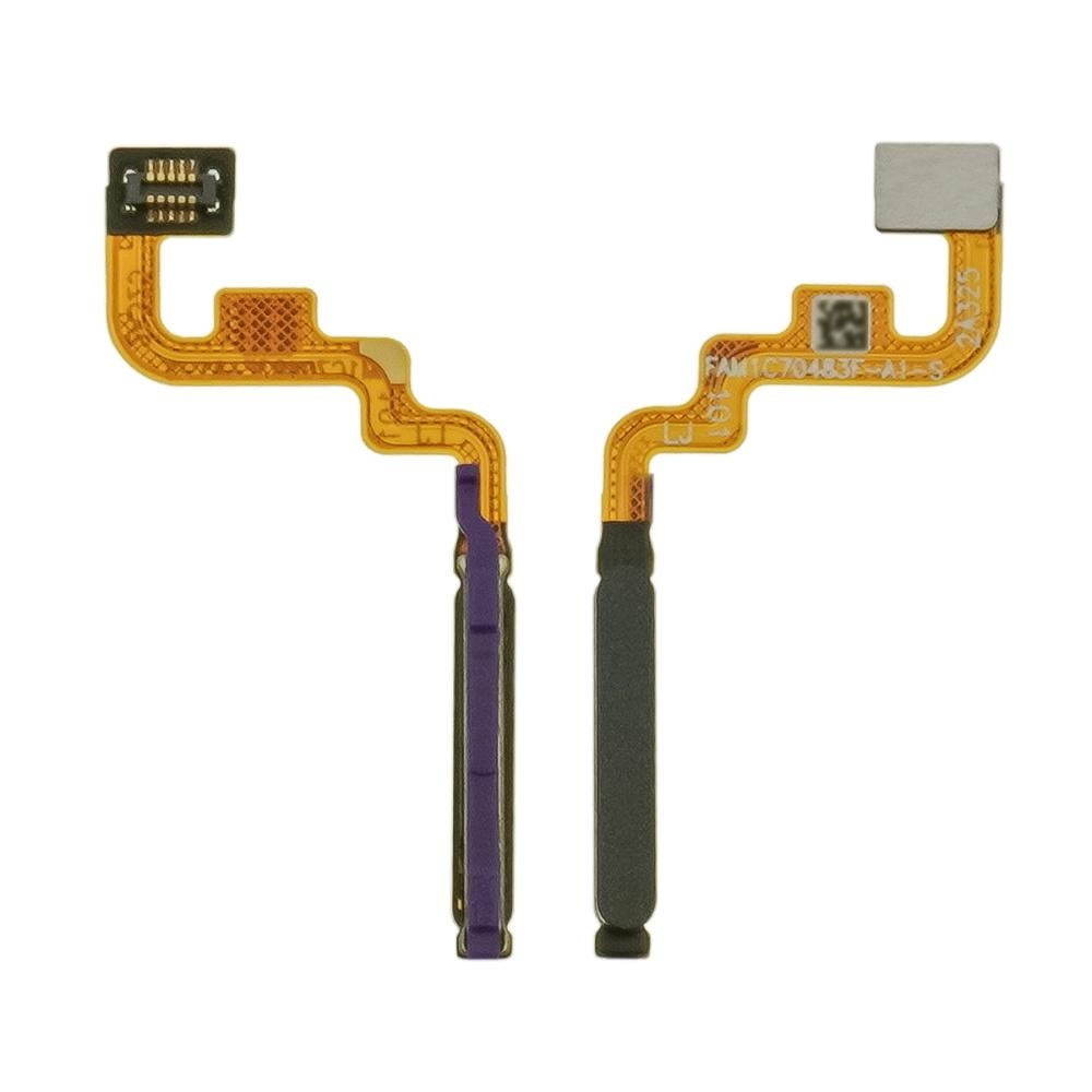 Шлейф Xiaomi Redmi Note 12s, боковая клавиша, для сканера отпечатка пальца (Touch ID), чорний, Original (PRC)