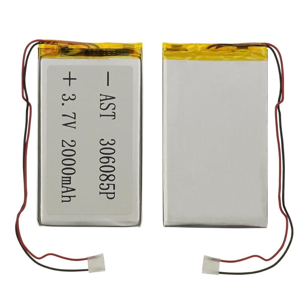 Акумулятор 306085P универсальный с контроллером, 3,8 х 50 х 87 мм (1100 mAh)/ для смартфона, планшета