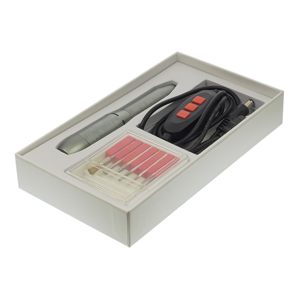 Бормашина Relife RL-068 (набор насадок для гравировки, шлифовки, полировки, регулировка крутящего момента, 5V 2A 10W)