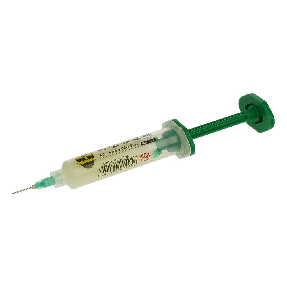 Флюс-паста Relife F-21 10 мл в шприце с пластиковым толкателем, высокоактивная (без содержания галогенов)