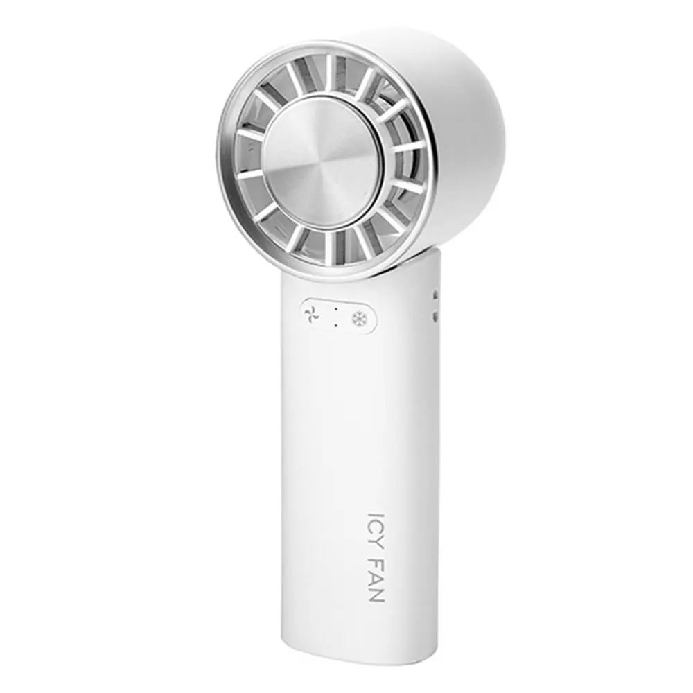 Ручной беспроводной вентилятор C04 с охдаждающим элементом white