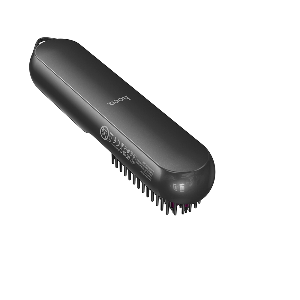 Электрическая расческа выпрямитель для волос Hoco HP45 gray