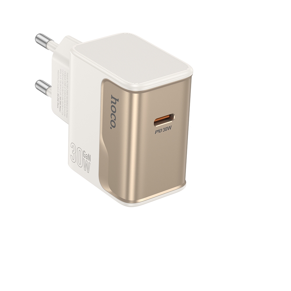 Сетевое зарядное устройство Hoco CS72A Type-C PD 30W white