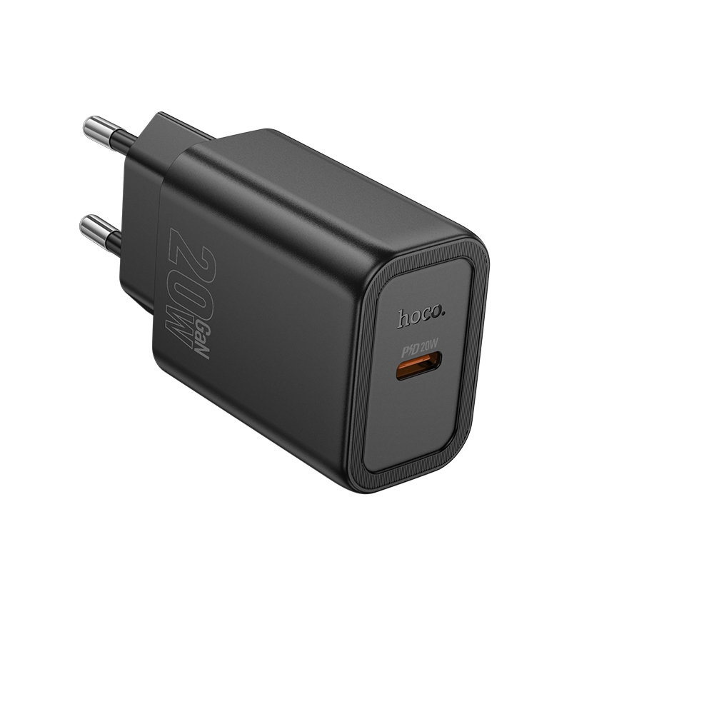 Сетевое зарядное устройство Hoco N60 Type-C PD black