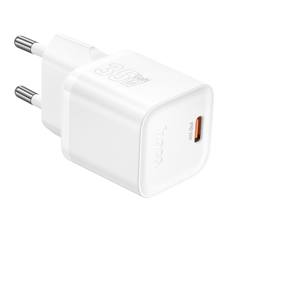 Сетевое зарядное устройство Hoco N66 Type-C PD 35W white