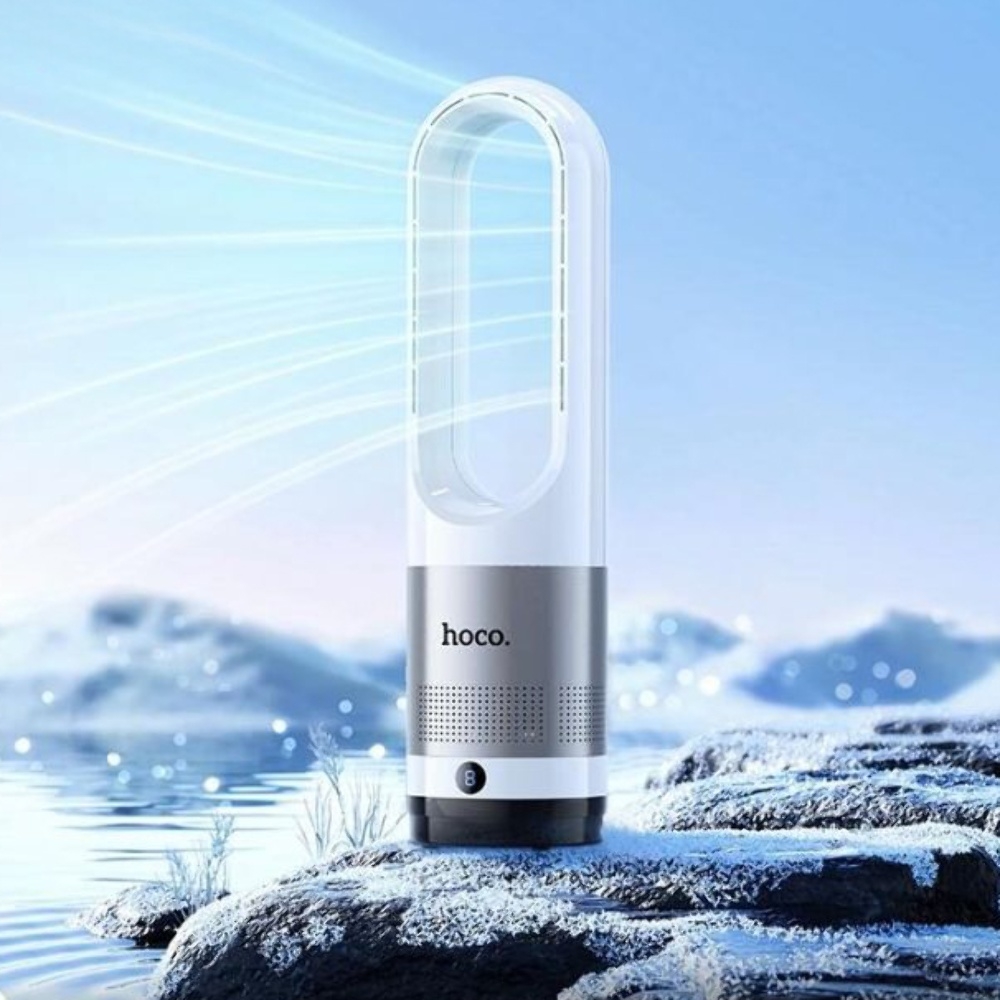 Напольный беспроводной вентилятор Hoco DF14 white