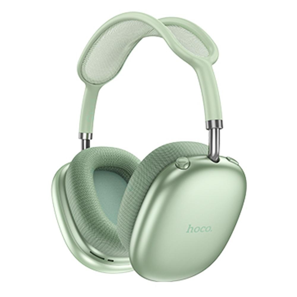 Беспроводные наушники Hoco W55 накладные green